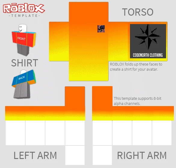 Roblox Avatar Shirt Template