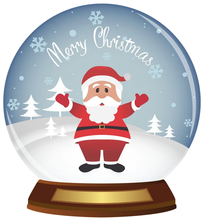 Santa Claus Christmas Snow Globe