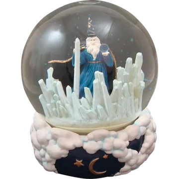 Wizard Snow Globe with Crystal Spires
