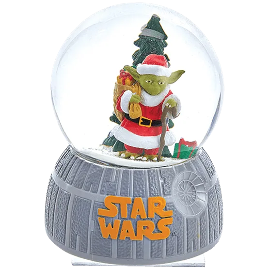 Yoda Christmas Snow Globe