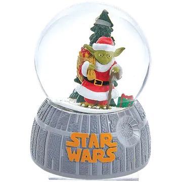 Yoda Christmas Snow Globe