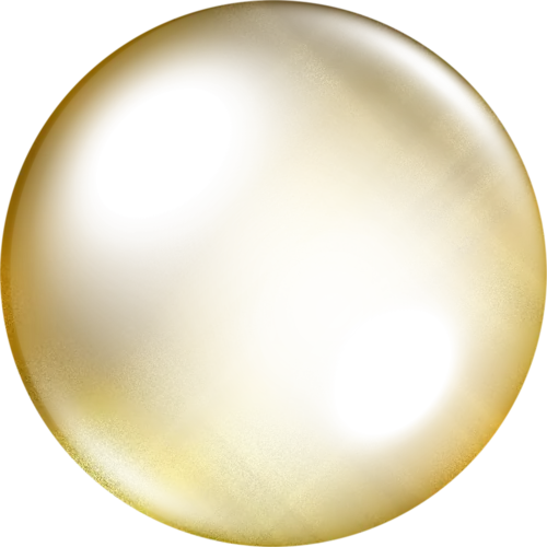 Gold Circular Glass Shape