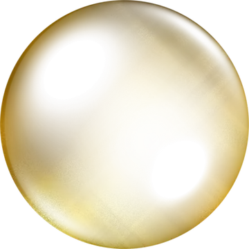 Gold Circular Glass Shape