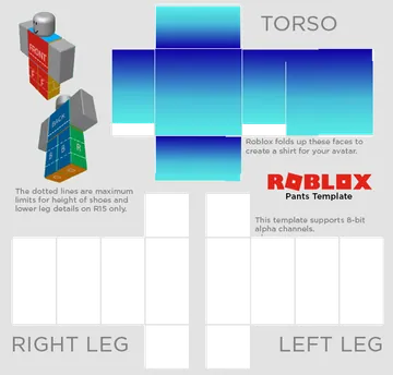 Roblox Avatar Pants Template