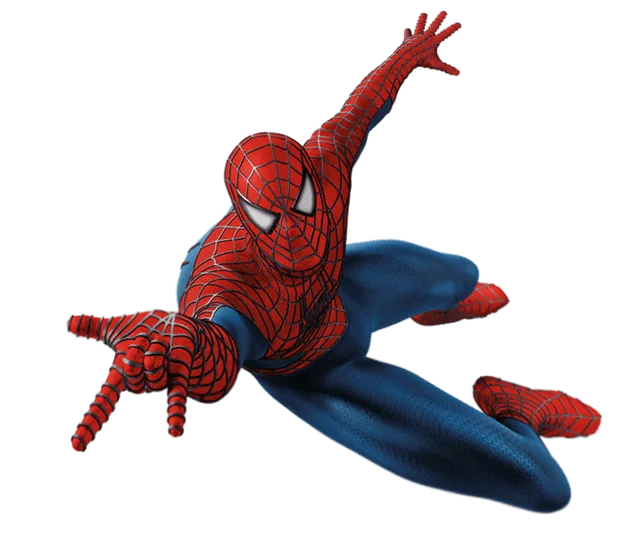 Spider-Man in a Red and Blue Web Suit