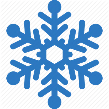 Blue Snowflake Icon