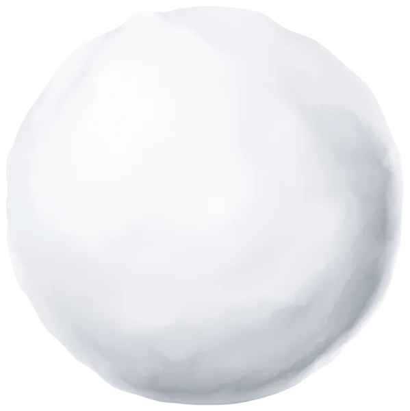 Soft White Irregular Sphere