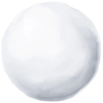 Soft White Irregular Sphere