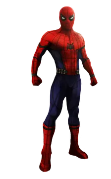 Spider-Man dans son costume rouge et bleu