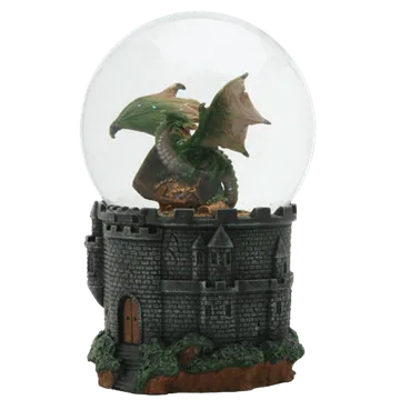Dragon Castle Snow Globe
