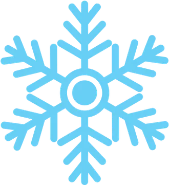 Light Blue Snowflake Icon