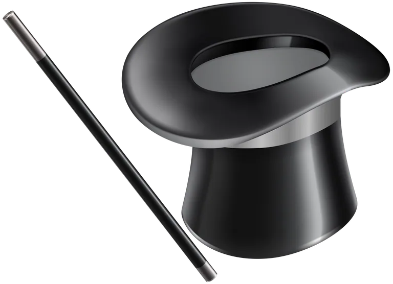 Black Magician’s Top Hat and Wand