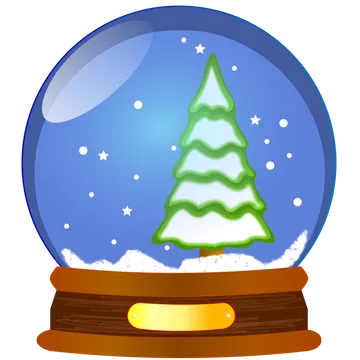Snowy Christmas Tree Snow Globe