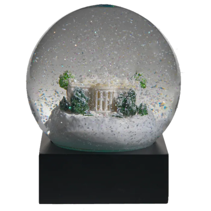 Snow Globe with Miniature Waterfall Scene