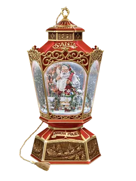 Santa Christmas Lantern Ornament