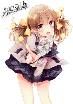 Anime Girl in a School Uniform