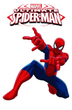 Marvel Ultimate Spider-Man en rouge et bleu